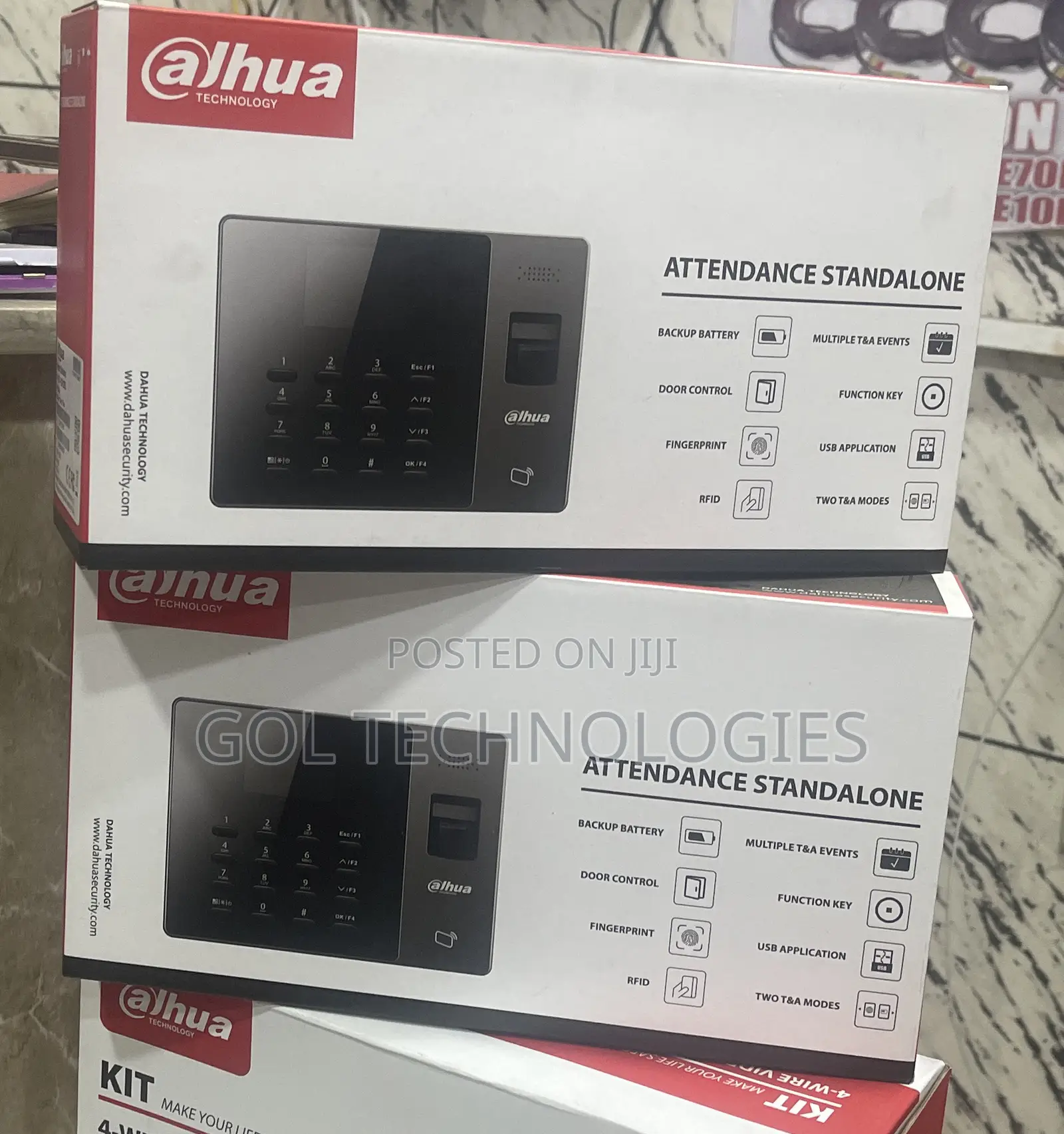 Dahua Time Attendance Machine With Backup Battery Multiple