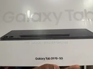 New Samsung Galaxy Tab S9 FE+ 128 GB Black