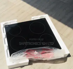 Fabulous Glass Black 4 Hobs in-Built Gas