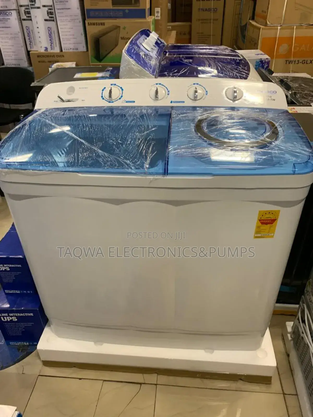 In Stock 15kg Nasco Twin Tub Washing Machine