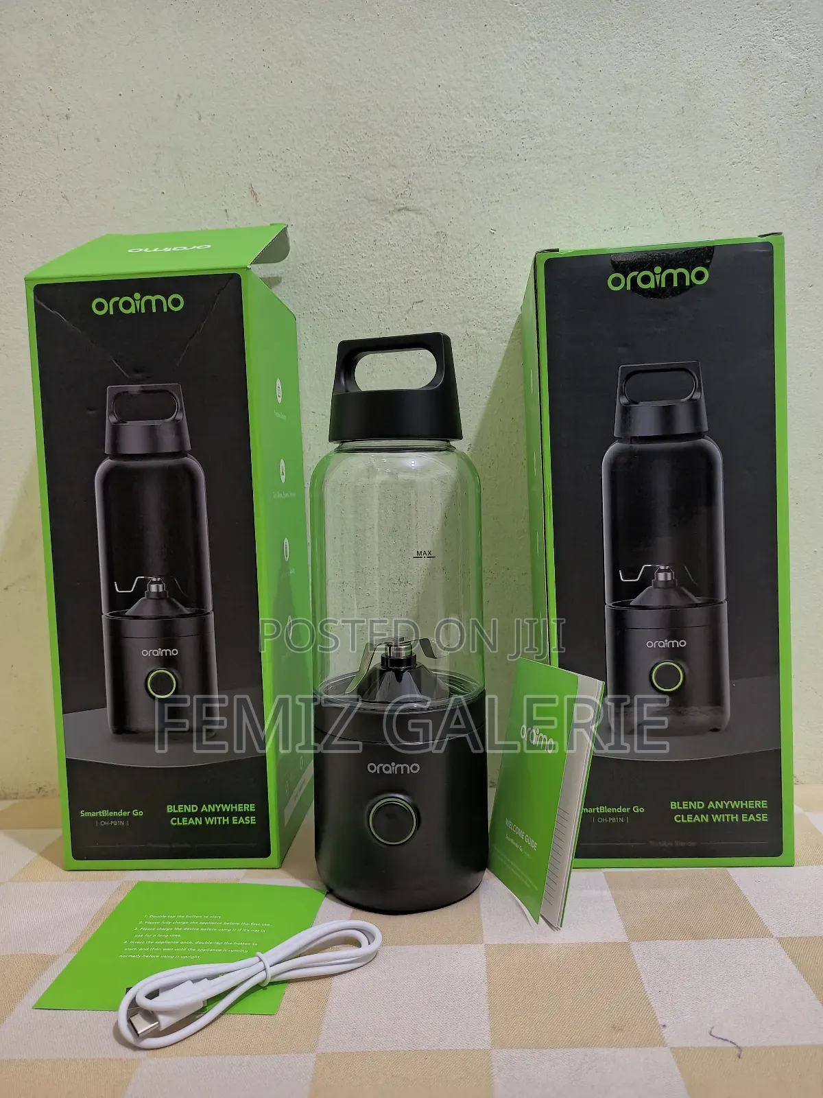 Oraimo Smart Blender Go 500ml Portable Blender