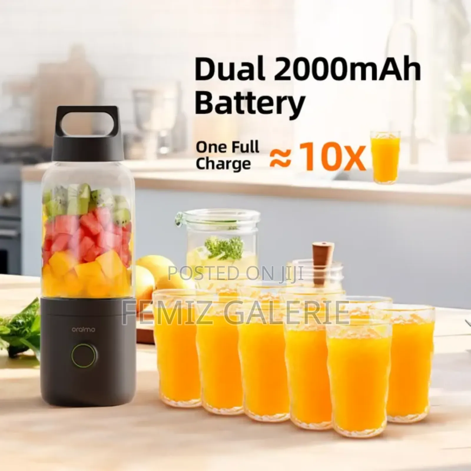 Oraimo Smart Blender Go 500ml Portable Blender