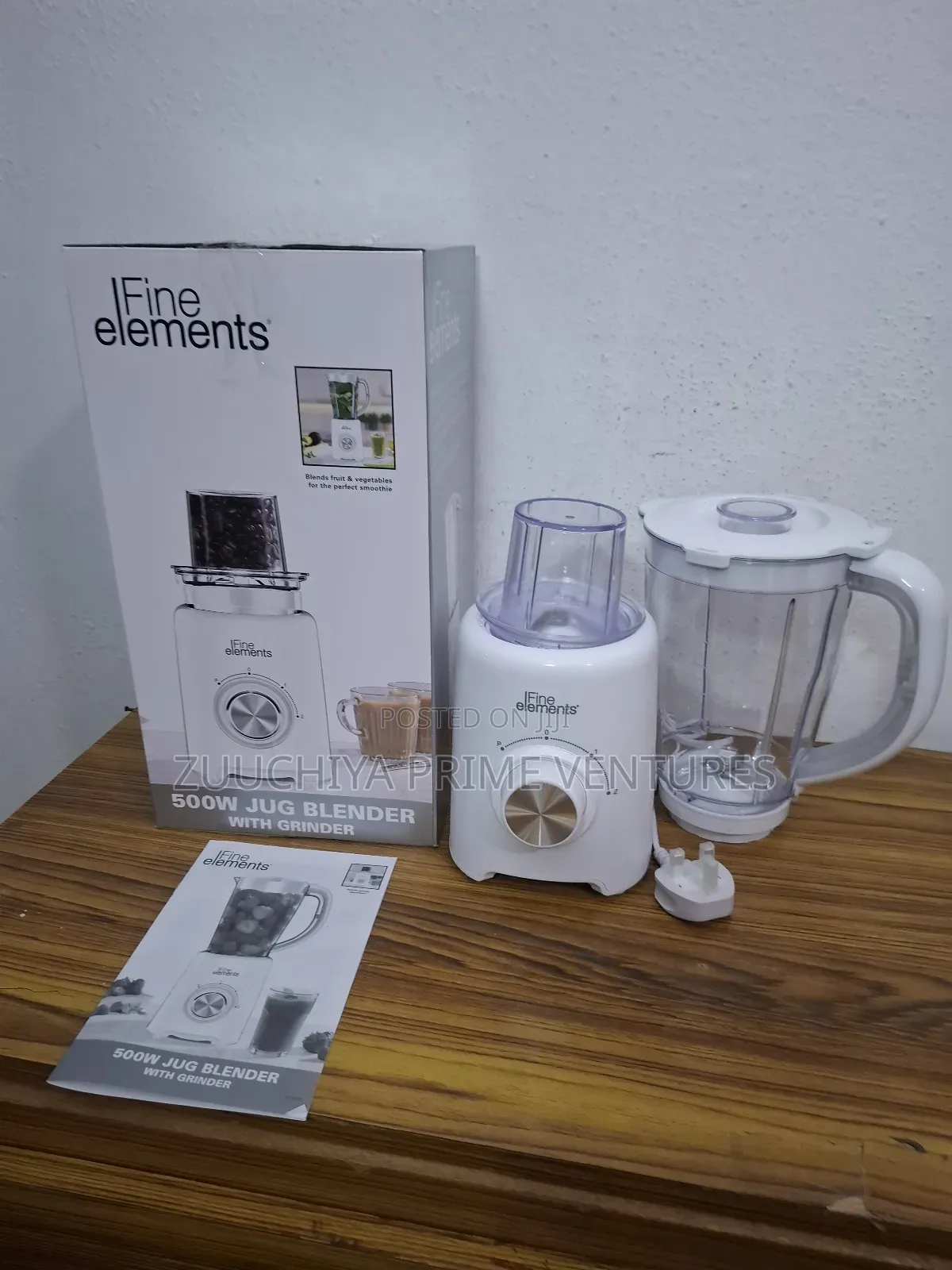 Fine Elements Plastic Blender With Grinder From Uk