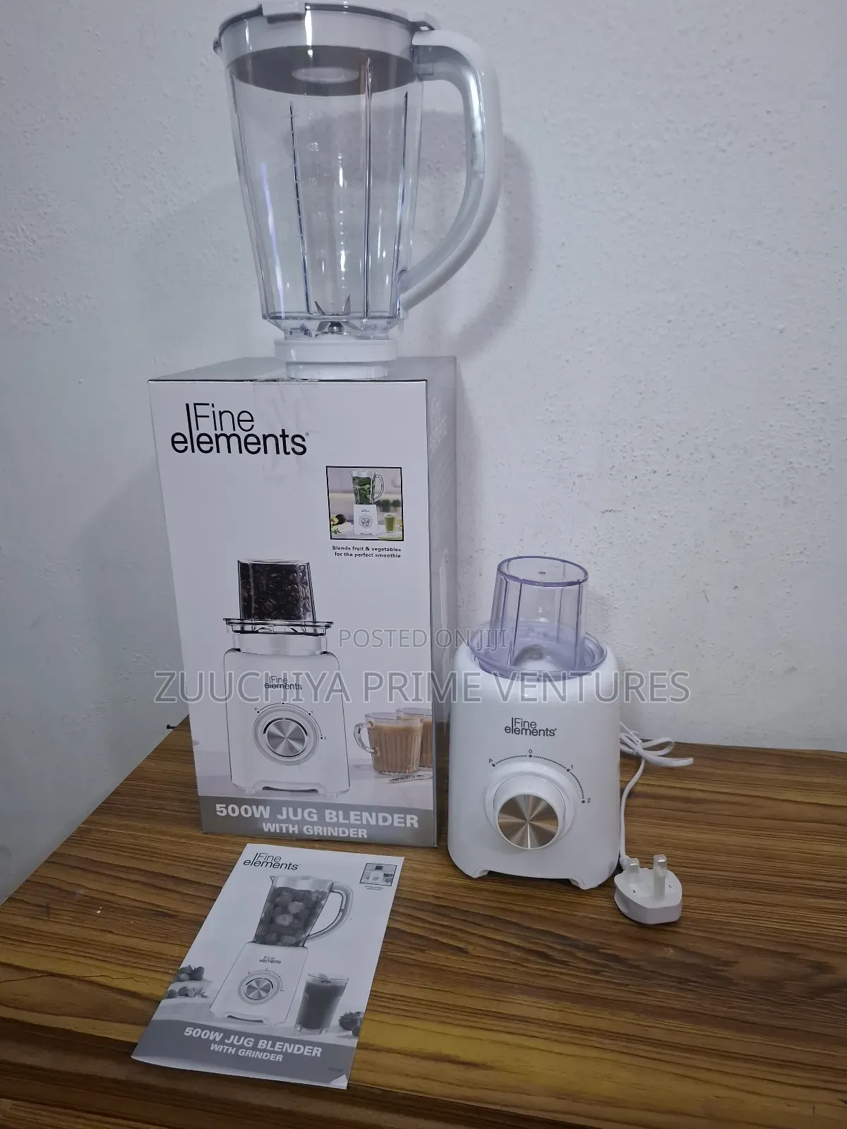 Fine Elements Plastic Blender With Grinder From Uk