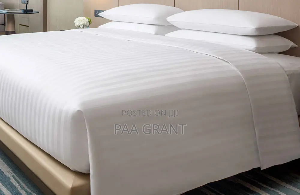 Simple Elegant Cotton Hotel Bedding Set(2sheet,4 Pillow Ca