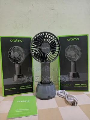 Oraimo Smart Handheld Fan With Light Base