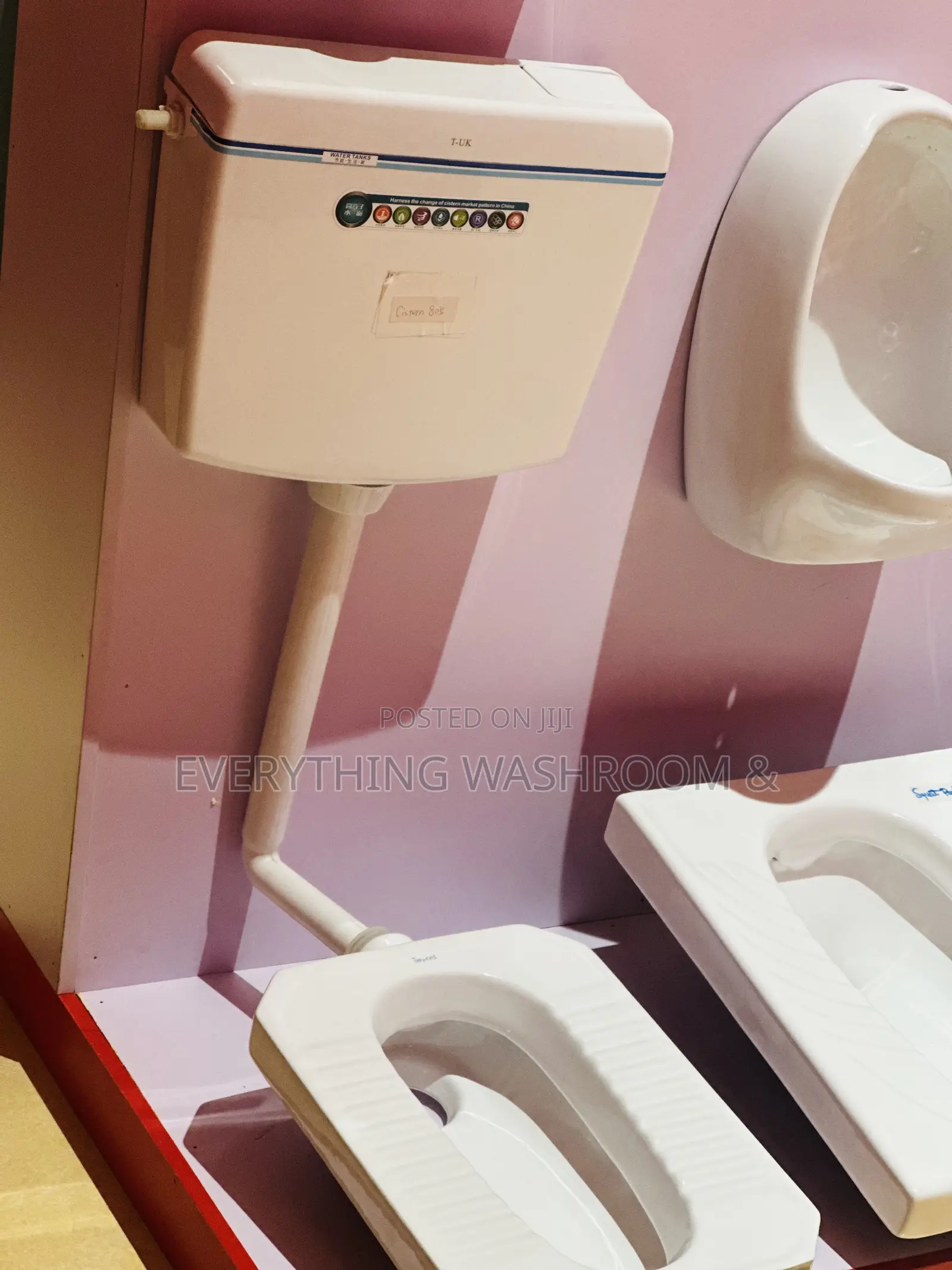 Twyford Squatting WC and Water Tank Complete_ Squatting WC