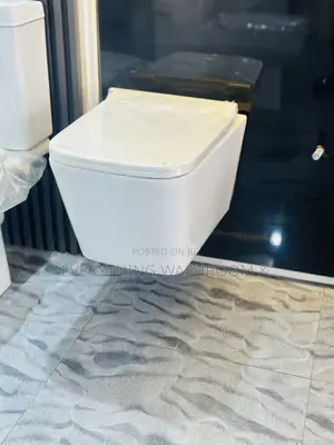 Concealed WC White Color_ Wall Hung Water Closet
