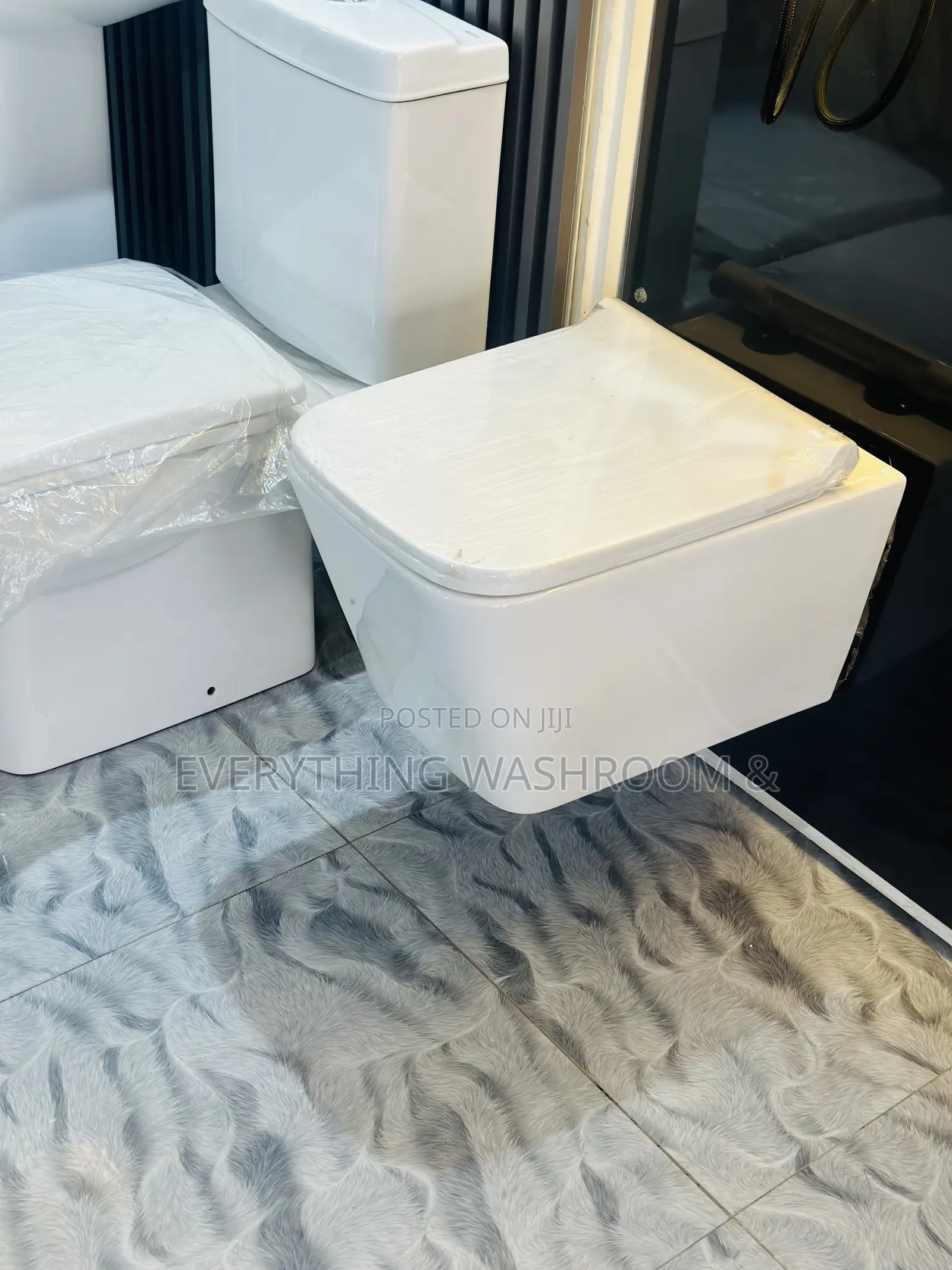 Concealed WC White Color_ Wall Hung Water Closet
