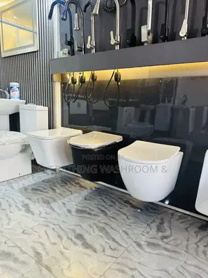 Concealed WC White Color_ Wall Hung Water Closet