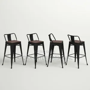 Milanhomme
Kaleo Swivel Solid Wood Counter Bar Stool 4 PCS