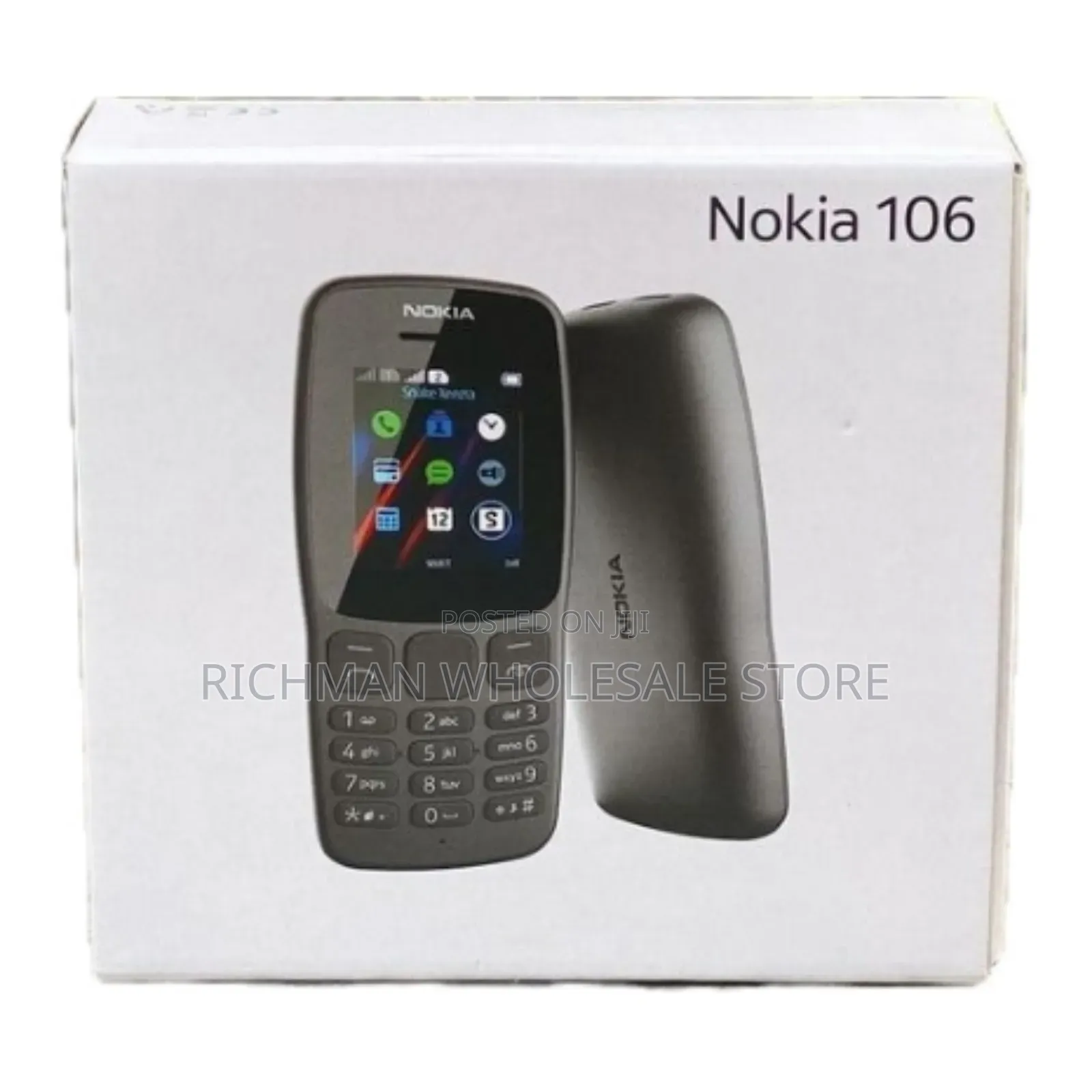 New Nokia 106 Black