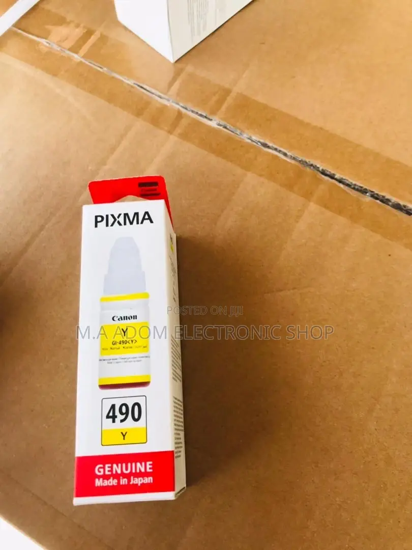 Canon GI-490 Yellow Ink: Your Bold Printing Choice
