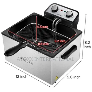 Secura Electric Deep Fryer 1800w-Watt Large 4.0l/4.2qt