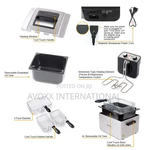 Secura Electric Deep Fryer 1800w-Watt Large 4.0l/4.2qt