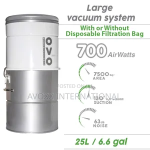Ovo Unit Large and Powerful Central Vacuum System,
