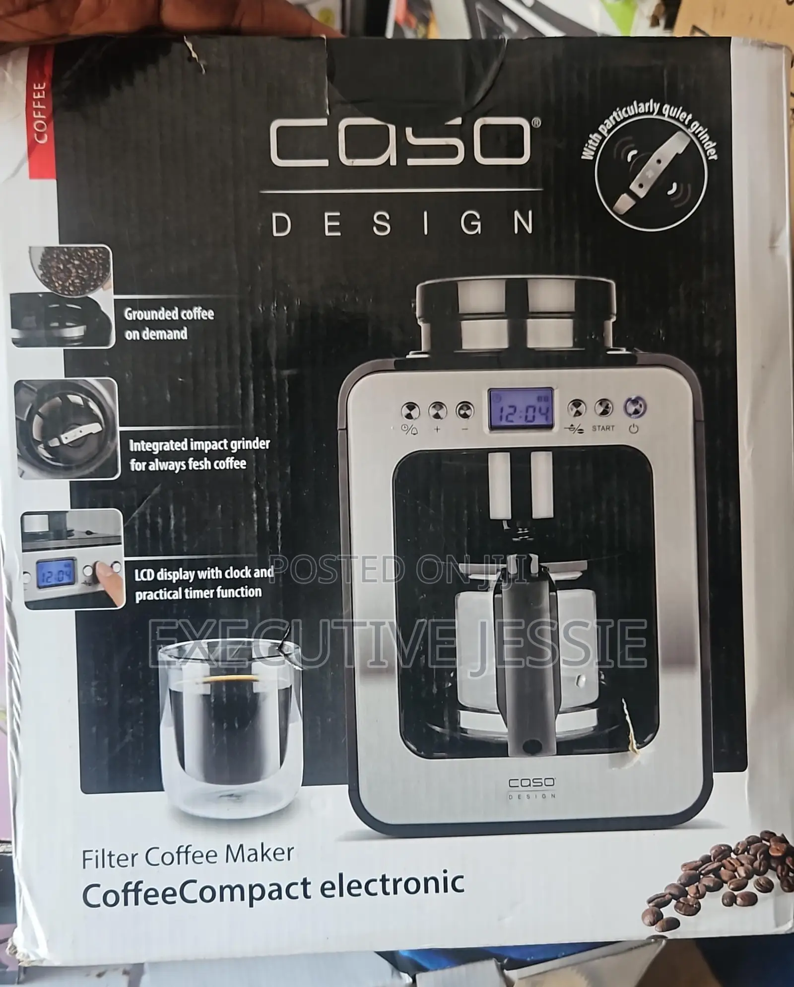 Caso Coffee Maker With Grinder