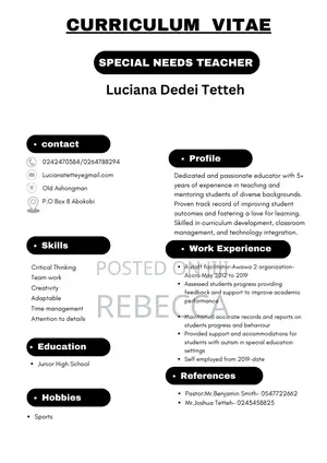 Housekeeping Cleaning CV