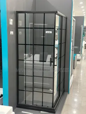 Black Designed Glass