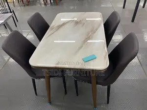 Marble Dining Sets With 4chairs