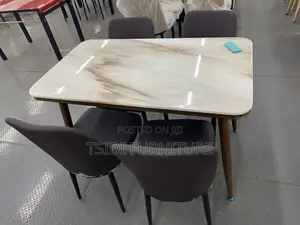 Marble Dining Sets With 4chairs
