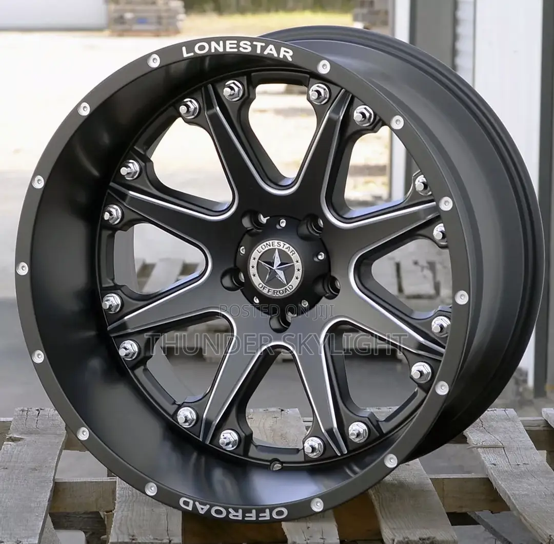 4 Set Of Rim 20 Gloss Black Brushed Face Lonestar Wheels
