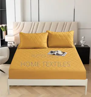 Yellow Mattress Protector for King and Queen Size Beds