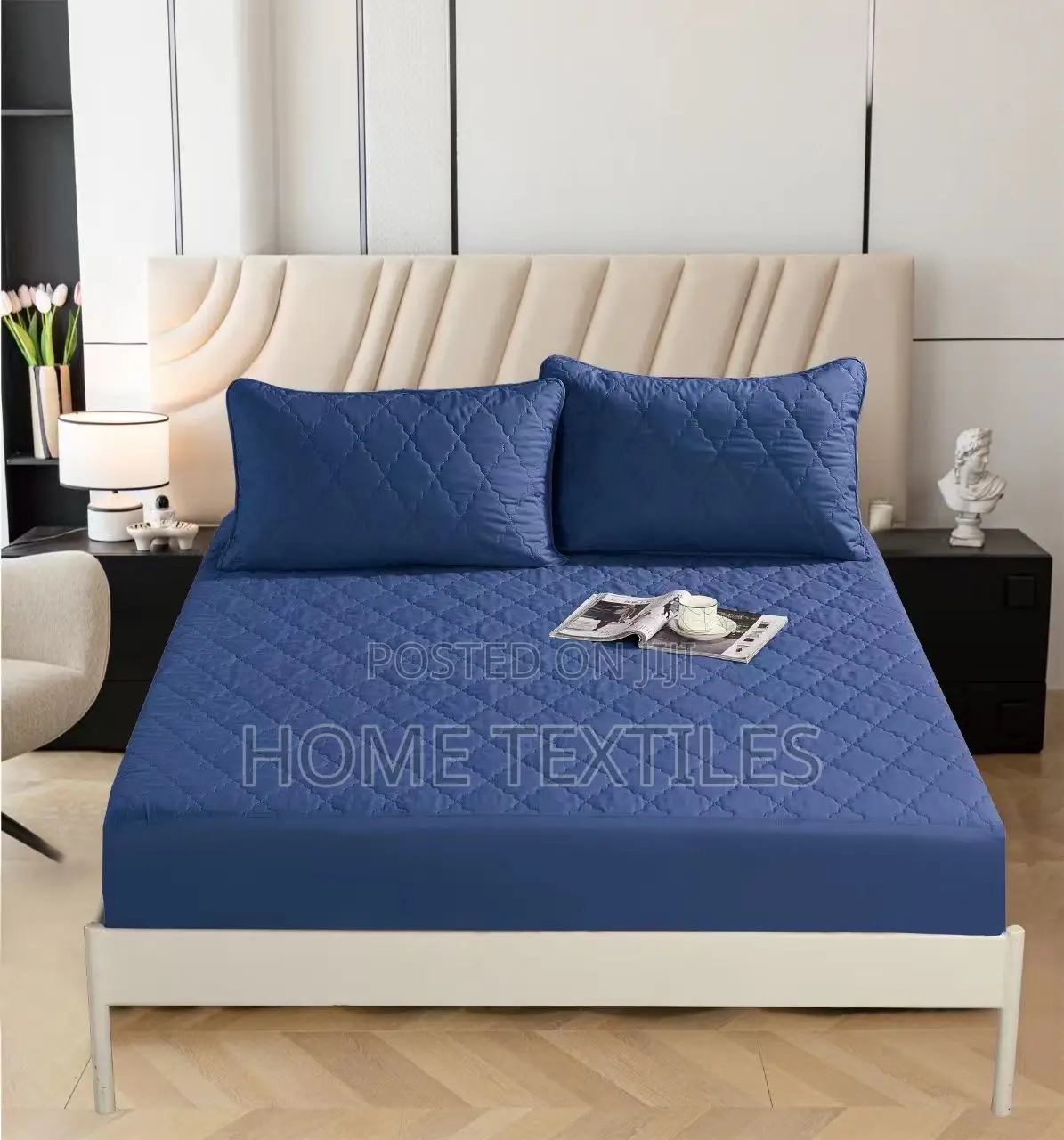 Blue Mattress Protectors for King and Queen Sized Beds