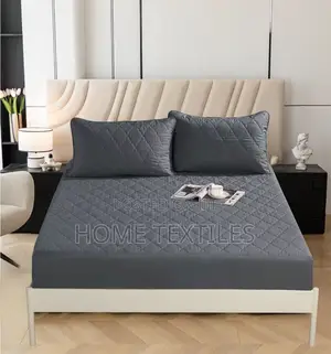 Charcoal Grey Mattress Protector for King and Queen Size Bed
