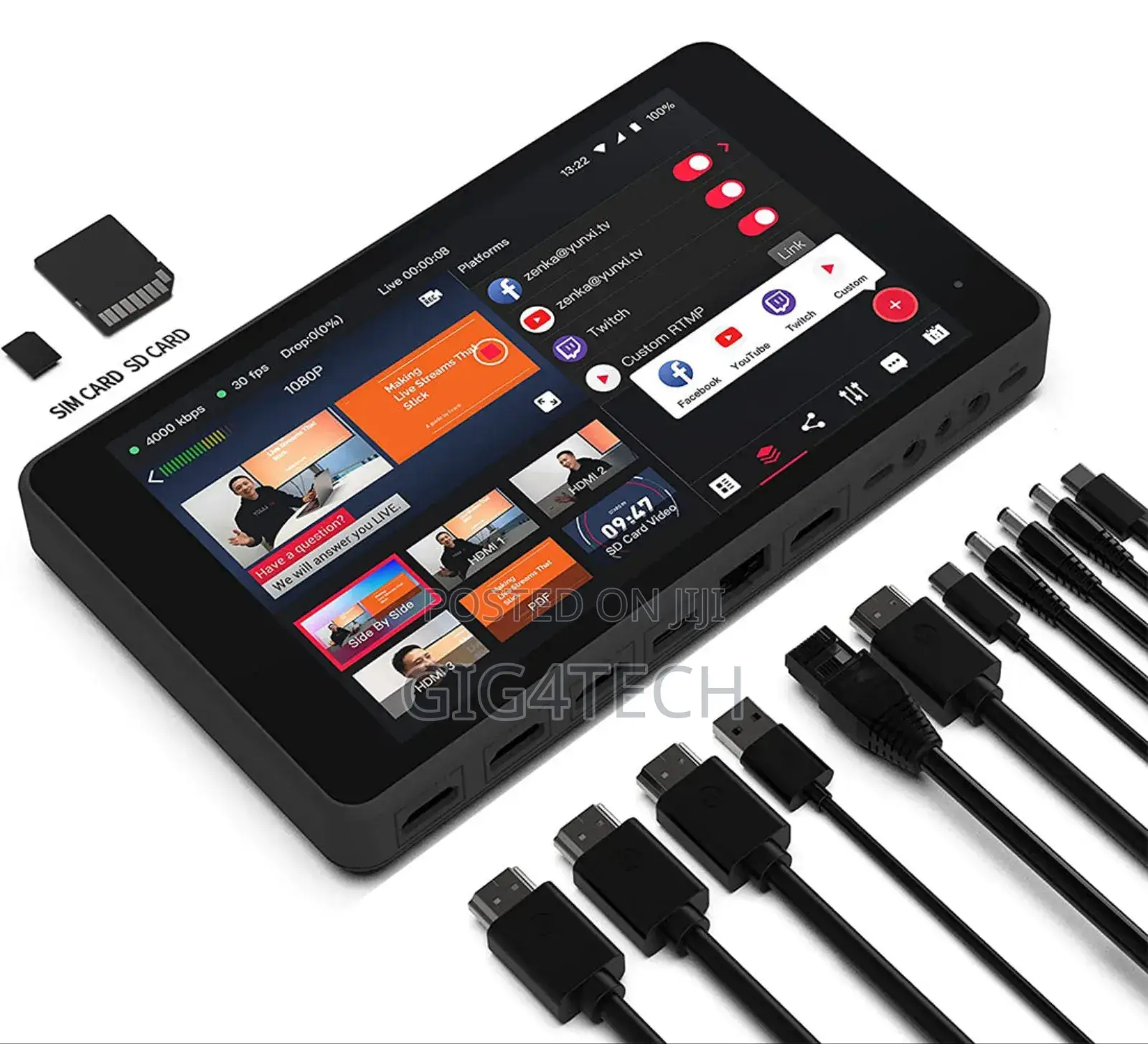 Yololiv Yolobox Pro Encoder Video Switcher and Monitor