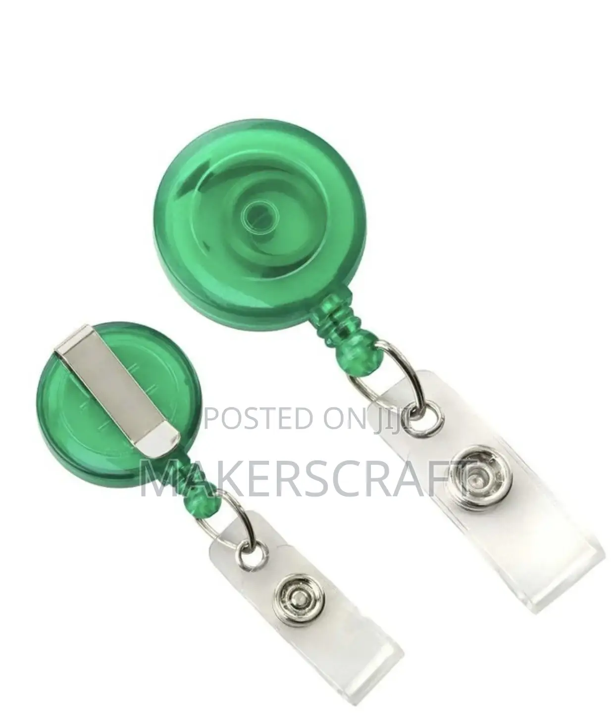 Retractable ID Card Clip, ID Holder