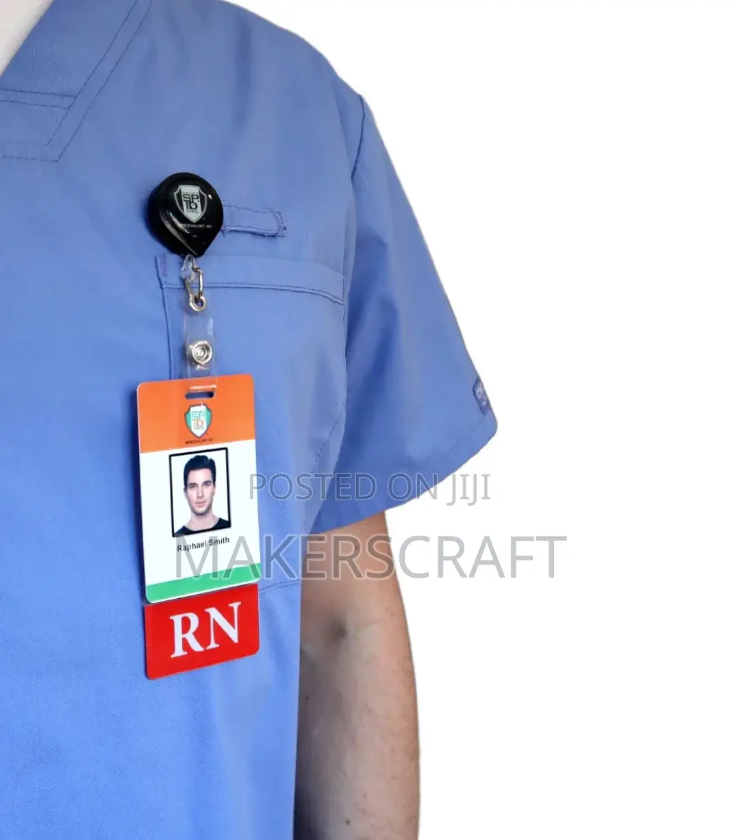Retractable ID Card Clip, ID Holder