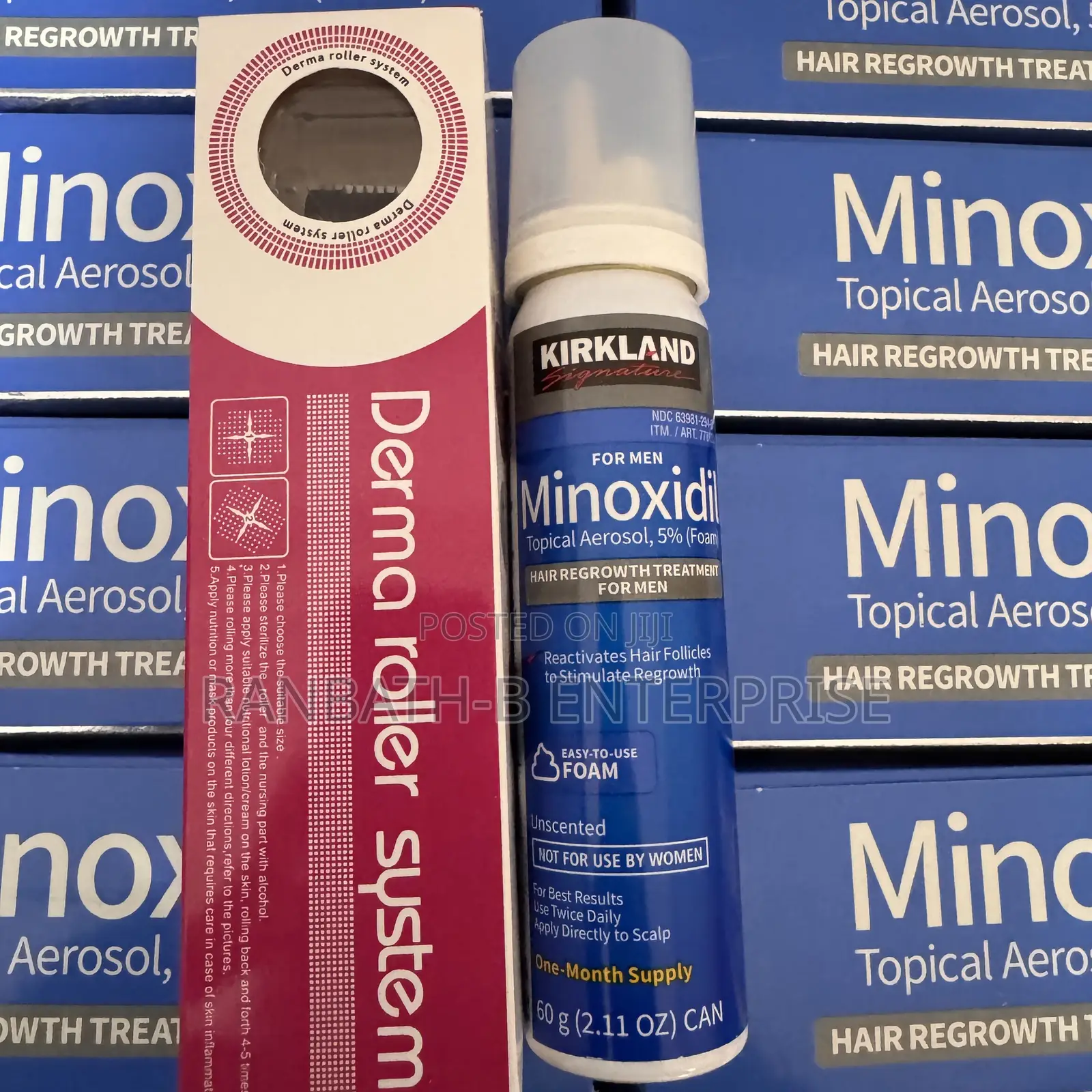 Kirkland Foam and Derma Roller Combo