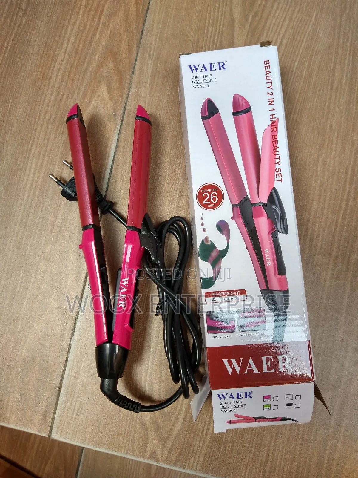 Waer Straightener Curler (2in1)