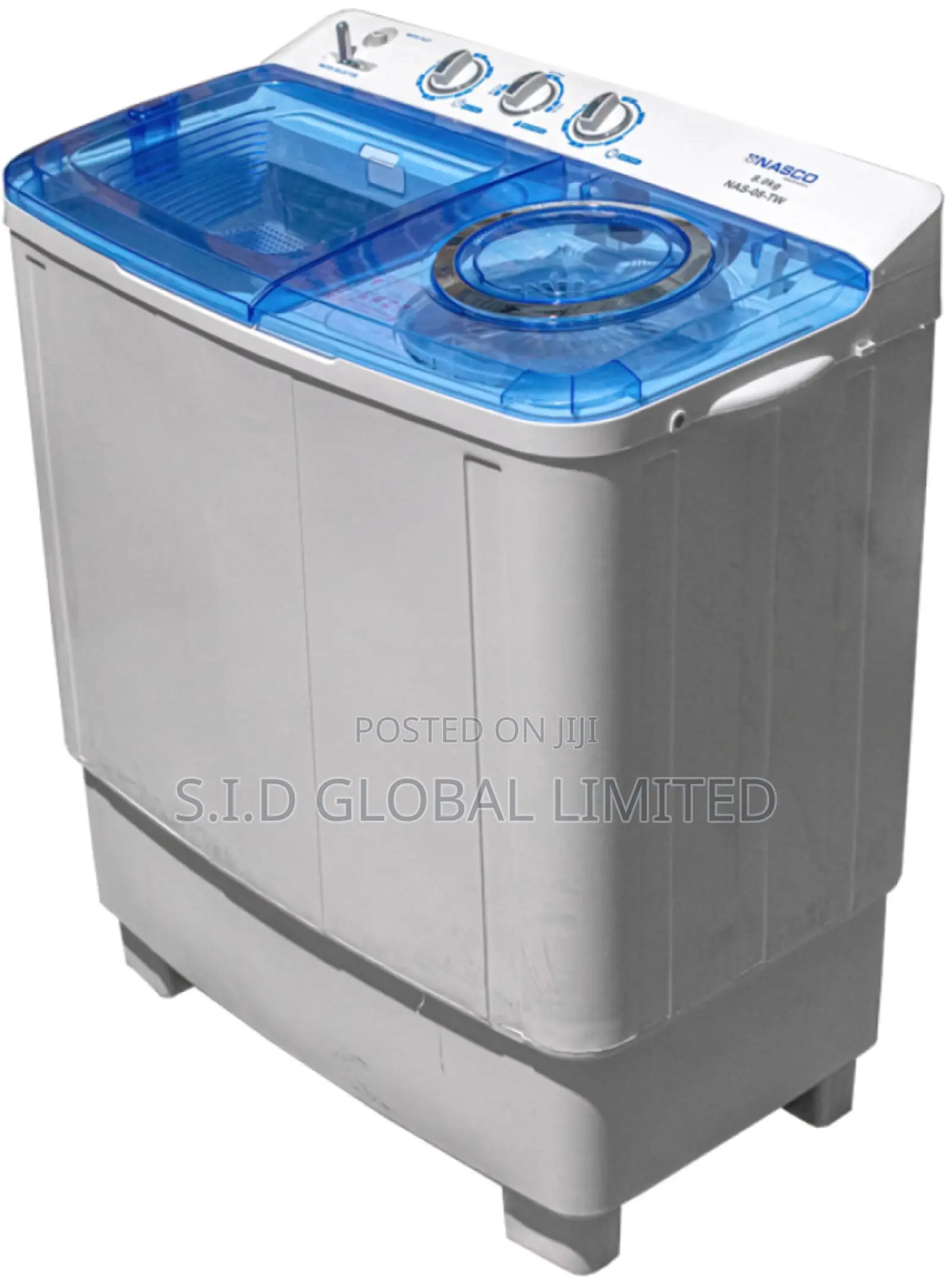 Purely Pristine of NASCO-TWIN-TOP-WASHING-MACHINE-8KG
