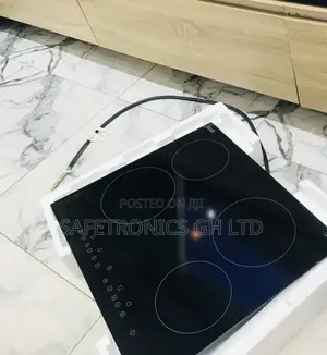 Grab Unique Black Glass 4 Hob Midea