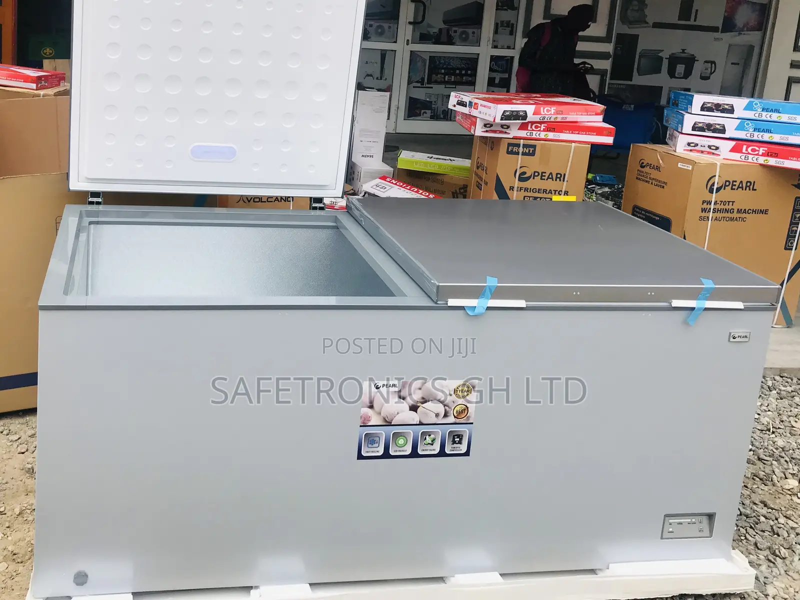 Super New PCF-610 Doubledoor Pearl 508 Liters Freezer