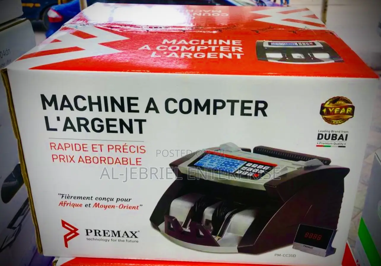 Cash Counting Machine Premax Cc-35d + Counterfeit Detector