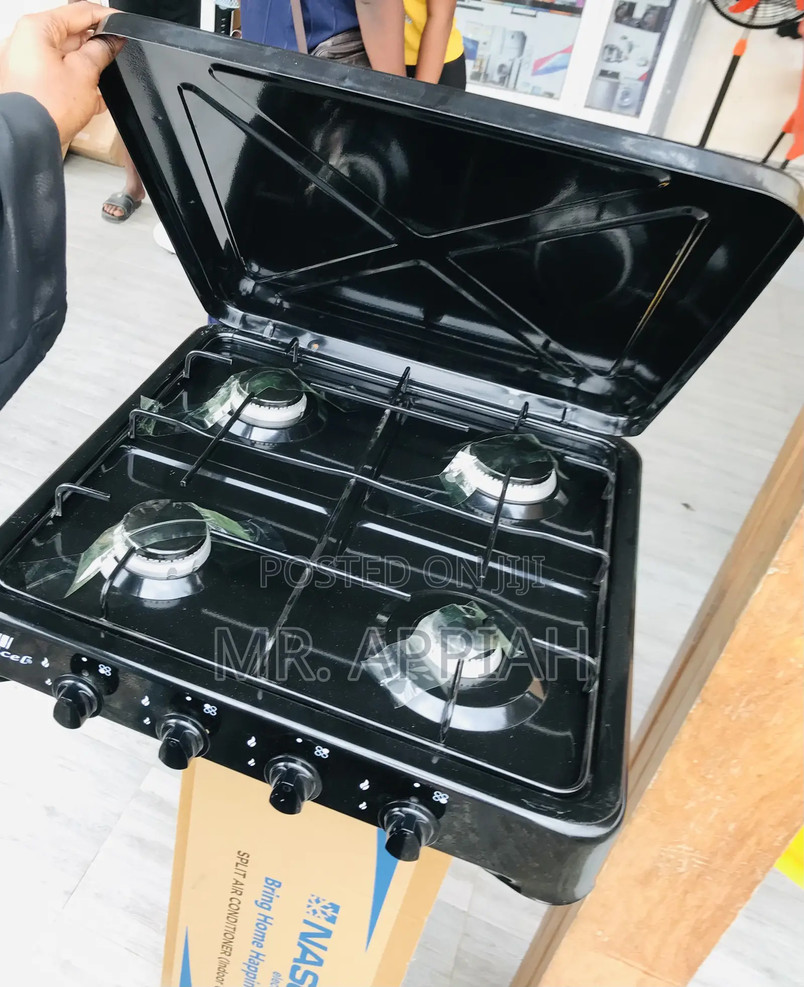 Choose Affordable Yucel 4 Gas Table Top Cooker(Black) 