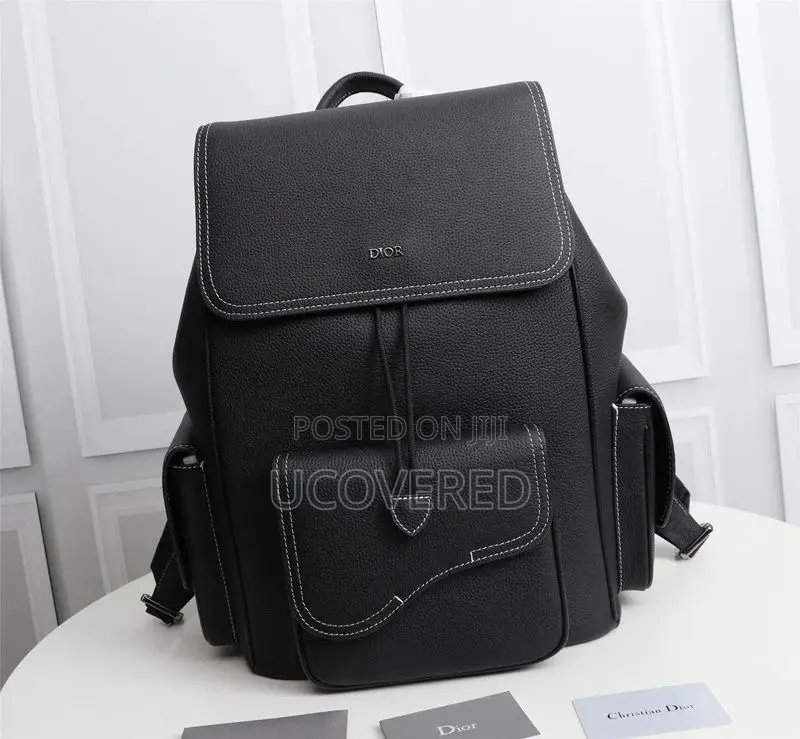 Branded Luxury Leather Backpack