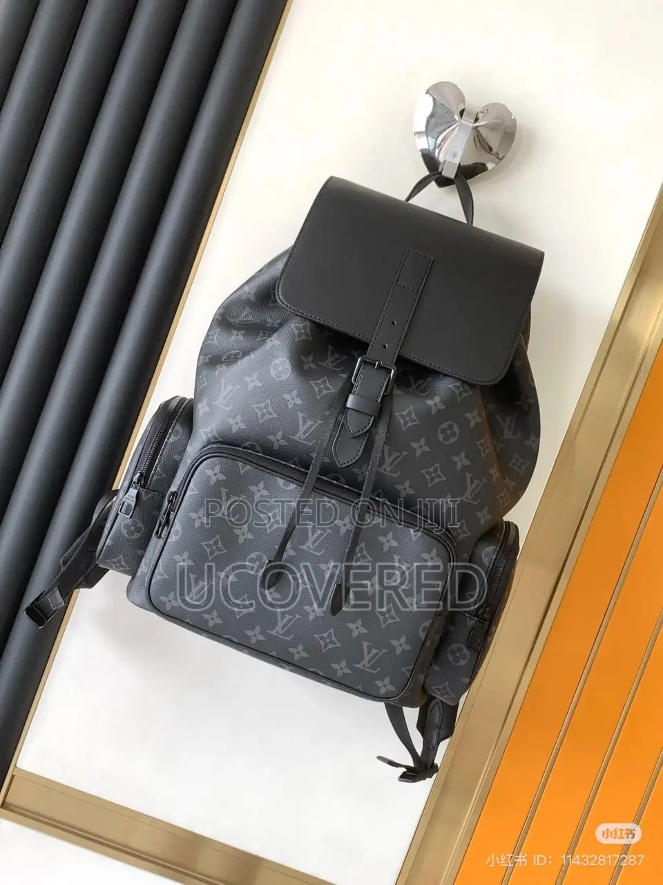 Branded Luxury Leather Backpack