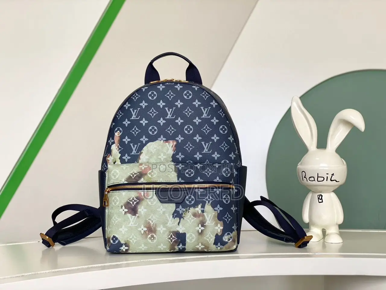 Branded Luxury Leather Backpack
