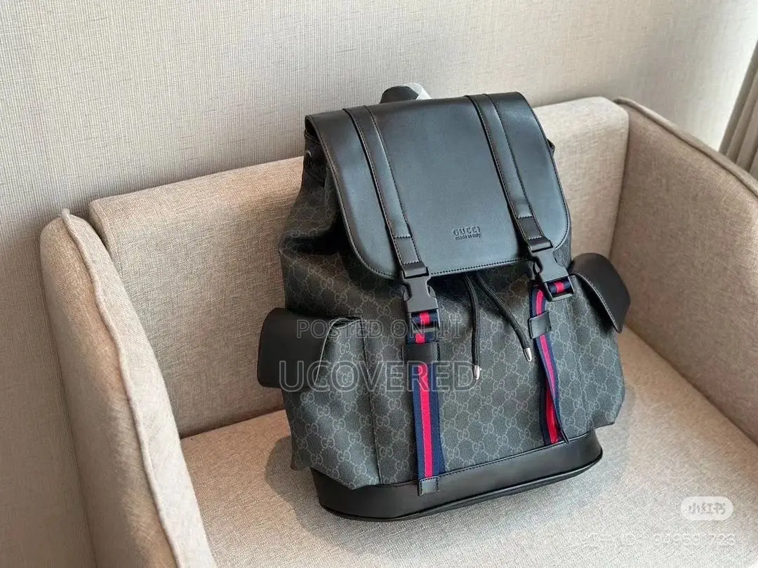 Branded Luxury Leather Backpack