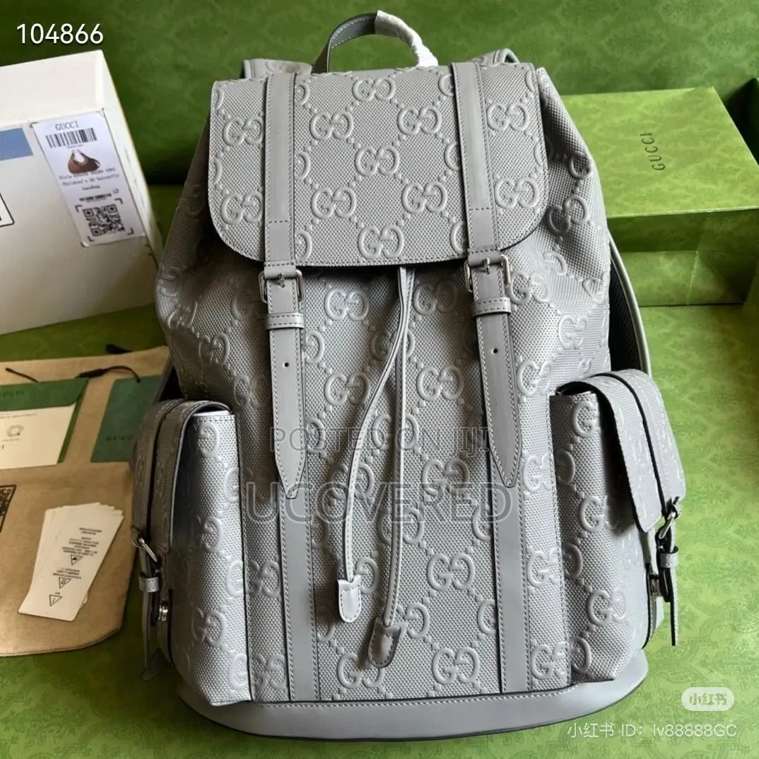 Branded Luxury Leather Backpack