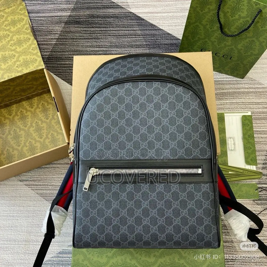 Branded Luxury Leather Backpack