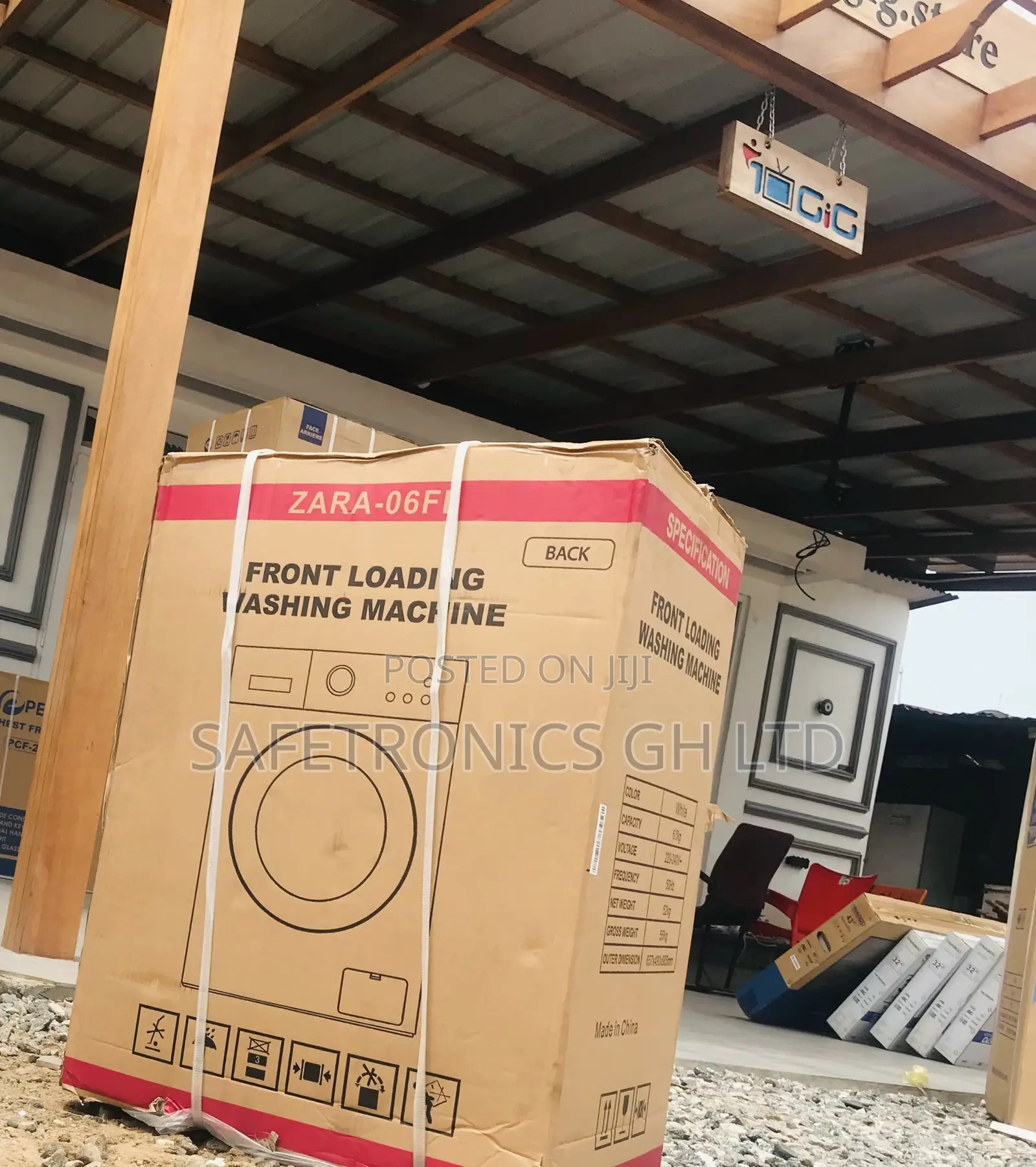 Energy Saving 6.0kg Frontload Zara Washingmachine