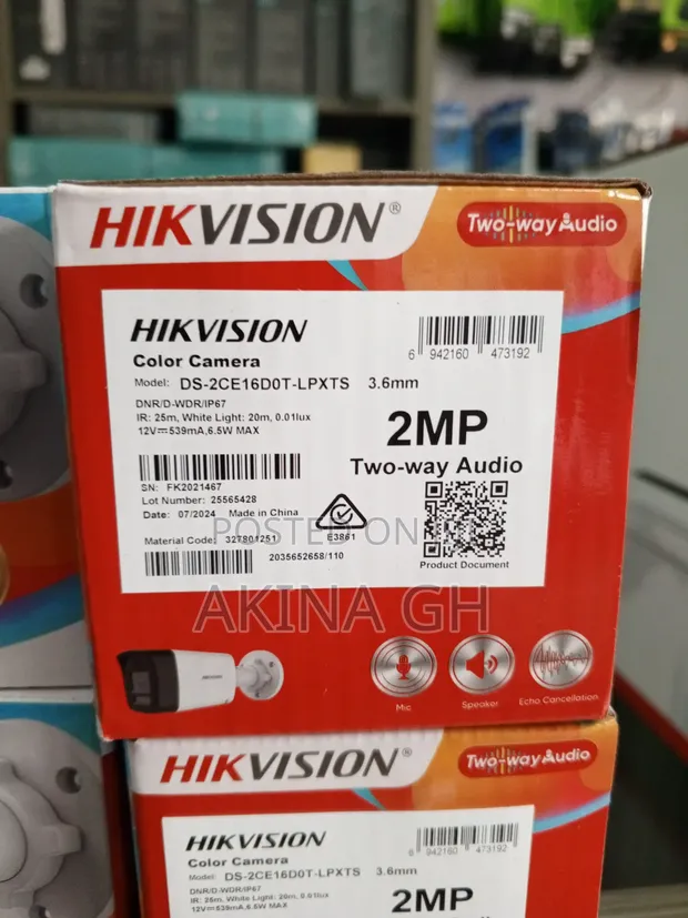 Hikvision 2mp Hybrid Turbo Hd Camera 2 Way Audio 2