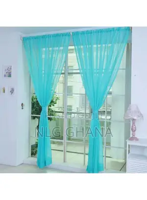 270x100cm Solid Color Semi Sheer Curtains Light Tvx20482