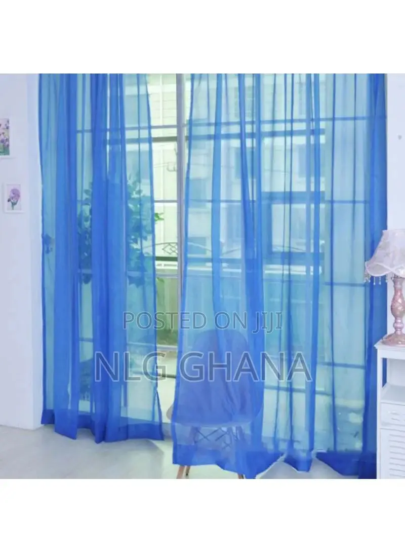 270x100cm Solid Color Semi Sheer Curtains Light Tvx20482