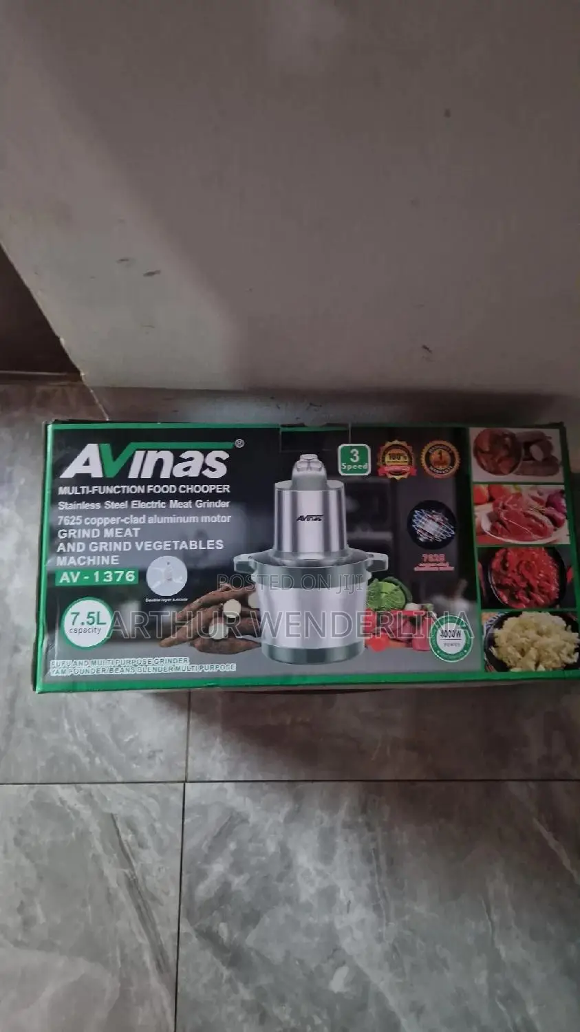 3 Speed Avinas Reloded Fufu Machine. 7.5liters